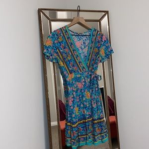 Floral Wrap Dress
